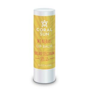 NWT Coral Sun Mineral Lip Balm SPF 15 - Pineapple